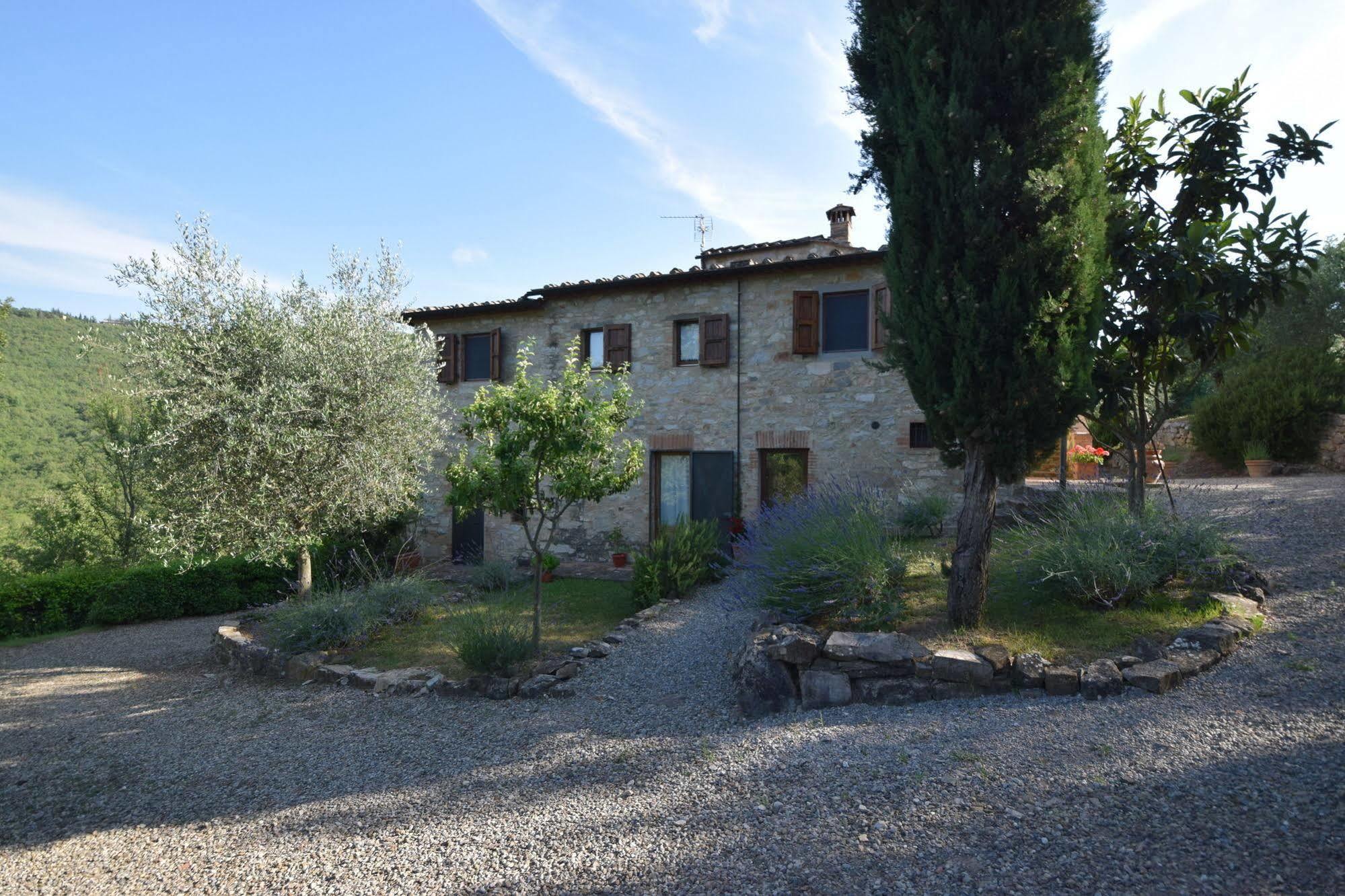 Villa Capannuccia Castellina in Chianti Exteriör bild