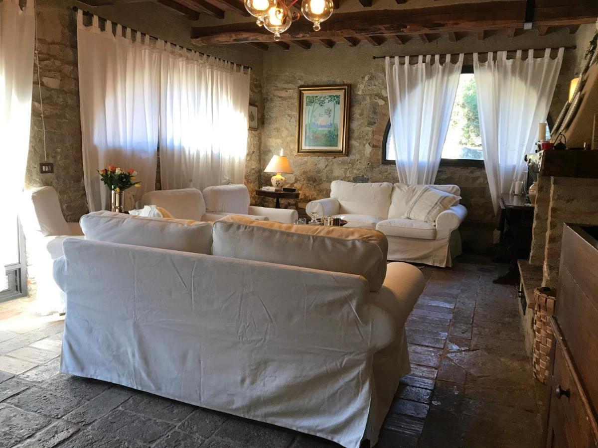 Villa Capannuccia Castellina in Chianti Exteriör bild